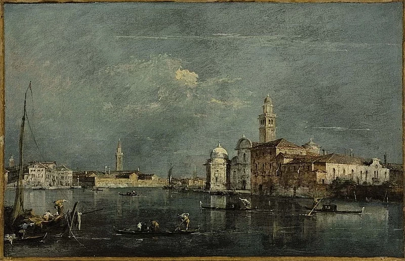 La Laguna, Venezia, con le isole di San Michele e Murano